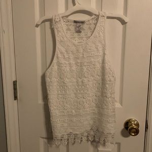 Charlotte Russe White Tank Size XS